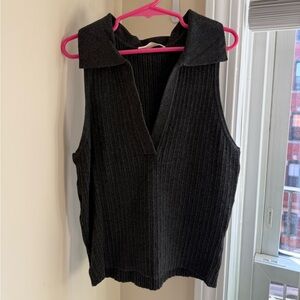 Collared Sweater Tank